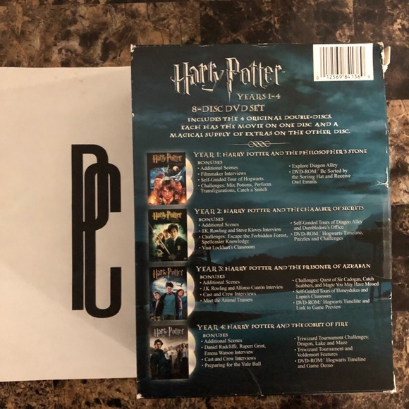 Harry Potter Years 1-4 Box Set DVD Collection - Picture 4 of 4
